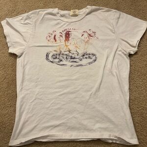 American Eagle Outfitters White Tee with Graphic Print